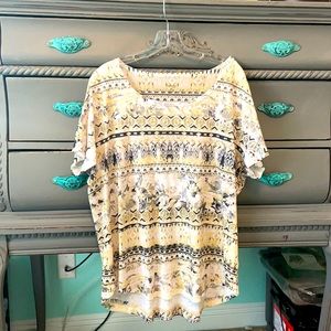 Stylish comfy top with bling!